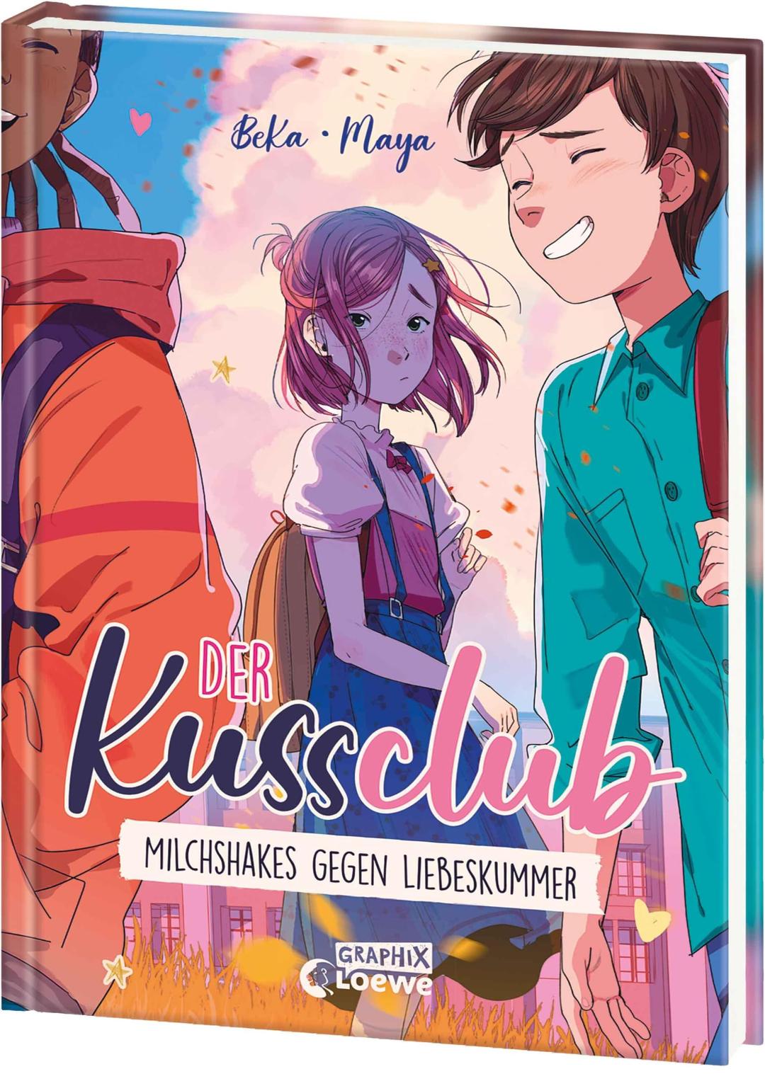 Der Kuss Club (Band 2) - Milchshakes gegen Liebeskummer: Freundschaft ist stärker als Liebeskummer - Perfektes Comic-Buch für Pre-Teens