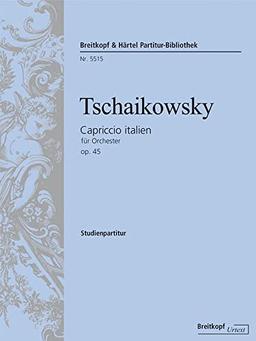 Capriccio italien op. 45 - Breitkopf Urtext - Studienpartitur (PB 5515)