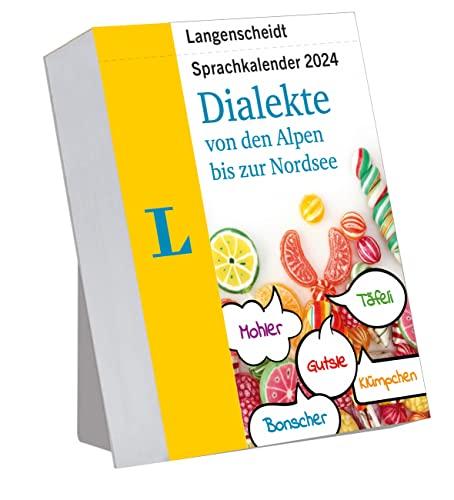 Langenscheidt Sprachkalender Dialekte 2024: Von den Alpen bis zur Nordsee, Tagesabreißkalender