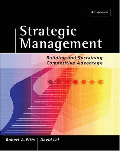 Strategic Management: Building and Sustaining Competitive Advantage