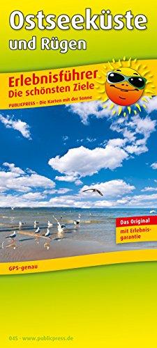 Erlebnisführer Ostseeküste und Rügen: Mit Informationen zu Freizeiteinrichtungen auf der Kartenrückseite, GPS-genau. 1:160000