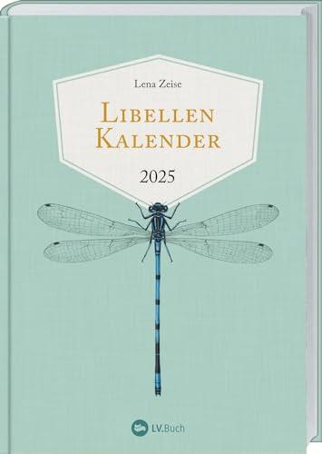 Libellenkalender 2025: Mit einer praktischen Wochenübersicht und bezaubernden Illustrationen. Taschenkalender mit informativen Steckbriefen zu Libellenarten und zwei heraustrennbaren Postkarten