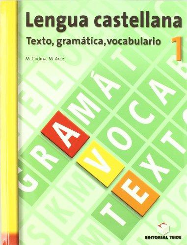 Lengua castellana, texto, gramática, vocabulario, 1 ESO. Cuaderno y solucionario