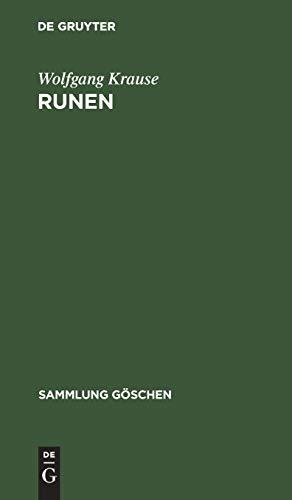 Runen (Sammlung Göschen, 1244/1244a, Band 12441244)