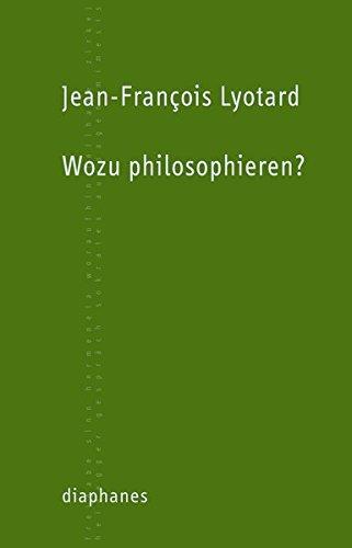 Wozu philosophieren? (TransPositionen)