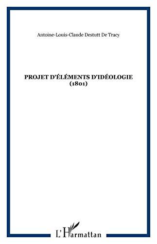 Projet d'éléments d'idéologie (1801)