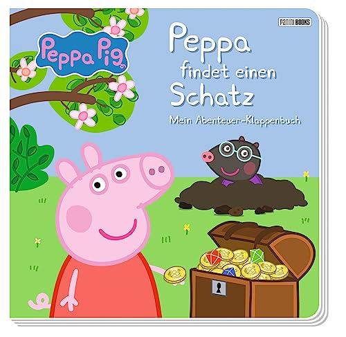 Peppa Pig: Peppa findet einen Schatz - Mein Abenteuer-Klappenbuch: Pappbilderbuch mit Klappen