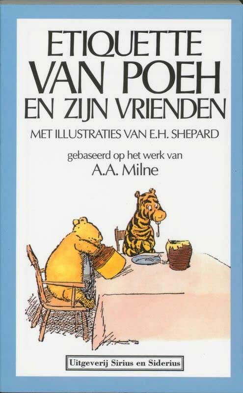 Etiquette van Poeh en zijn vrienden