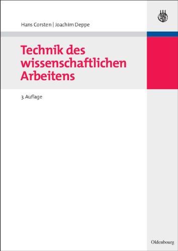 Technik des wissenschaftlichen Arbeitens