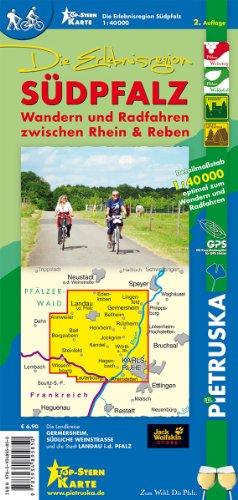 Die Erlebnisregion Südpfalz: Wandern und Radfahren zwischen Rhein & Reben, 1:40000