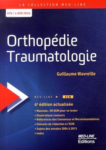 Orthopédie, traumatologie : ECN-e-ECN 2016