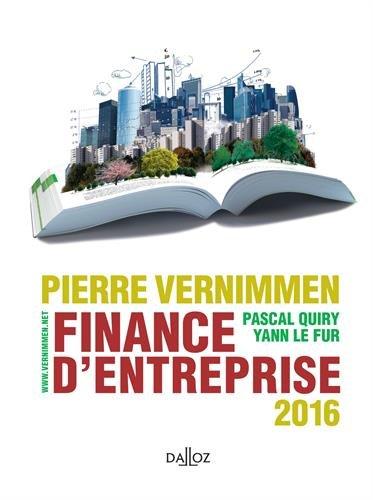 Finance d'entreprise : 2016