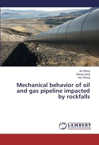 Mechanical behavior of oil and gas pipeline impacted by rockfalls