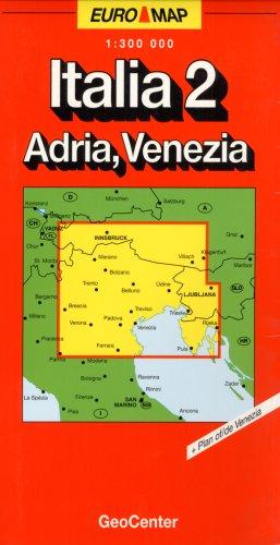 Italien 2. Italienische Adria 1 : 300 000. RV Euro Cart. Südtirol, Venezia, Istria.: Adriatic Sea/Venice Sheet 2 (GeoCenter Euro Map)