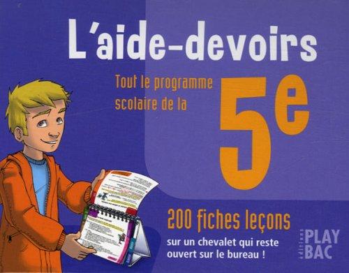 L'aide-devoirs, tout le programme scolaire de la 5e