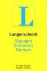 Langenscheidt's Standard German Dictionary: English-German, German-English