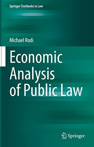 Economic Analysis of Public Law (Springer Textbooks in Law)