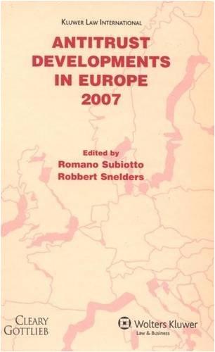 Antitrust Developments in Europe: 2007