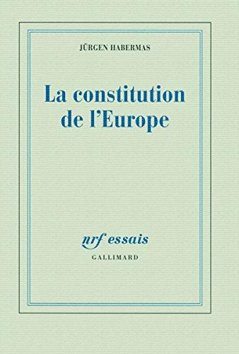 La constitution de l'Europe