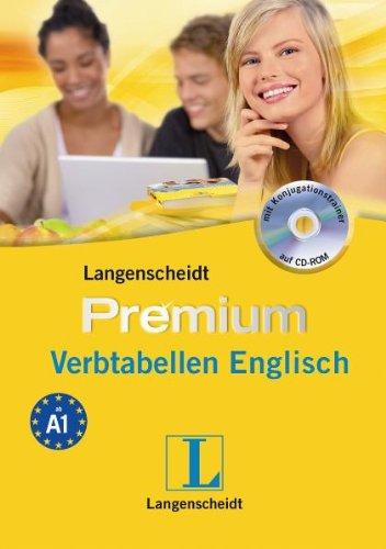 Langenscheidt Premium-Verbtabellen Englisch: Mit Konjugationstrainer auf CD-ROM