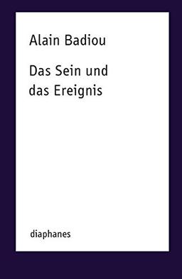 Das Sein und das Ereignis (TransPositionen)