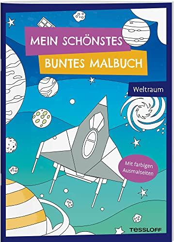 Mein schönstes buntes Malbuch. Weltraum: Mit farbigen Ausmalseiten. Ab 5 Jahren. (Malbücher und -blöcke)