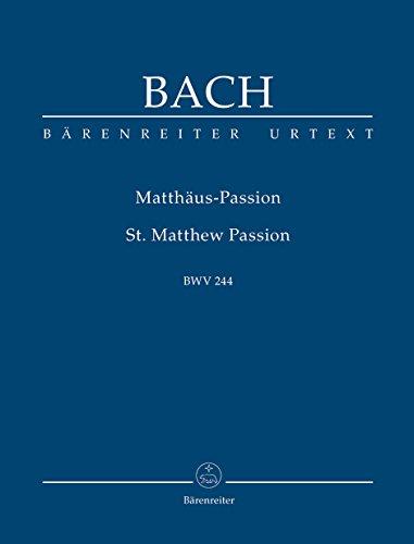 Matthäus-Passion BWV 244. Studienpartitur