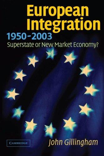 European Integration, 1950-2003: Superstate or New Market Economy?