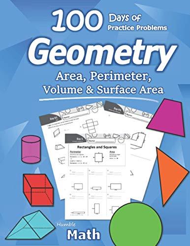 Humble Math - Area, Perimeter, Volume, & Surface Area: Geometry for Beginners - Workbook with Answer Key (KS2 KS3 Maths) Elementary, Middle School, High School Math – Geometry for Kids