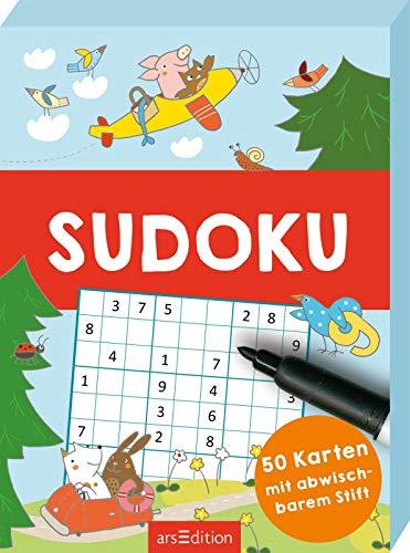 Sudoku: 50 Karten mit abwischbarem Stift