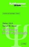 Grundriss der Psychologie: Einführung in die Psychologie: BD 2 (Urban-Taschenbuecher)