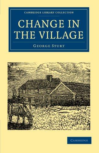 Change in the Village (Cambridge Library Collection - British and Irish History, 19th Century)