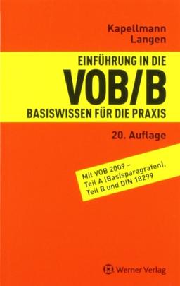 Einführung in die VOB/B: Basiswissen für die Praxis