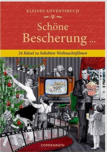 Kleines Adventsbuch - Schöne Bescherung: 24 Rätsel zu beliebten Weihnachstfilmen