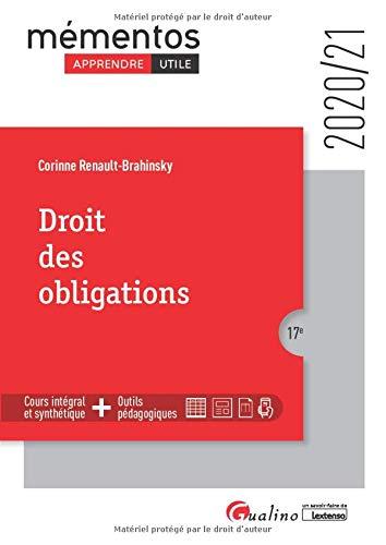 Droit des obligations : 2020-2021