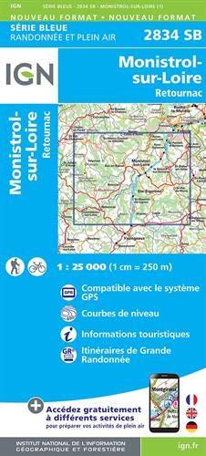 Monistrol-sur-Loire-Retournac 1:25 000