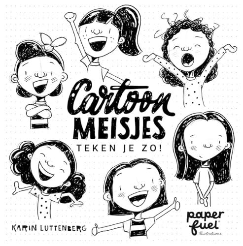 Cartoonmeisjes teken je zo!