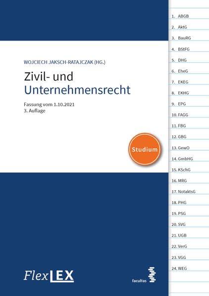 FlexLex Zivil- und Unternehmensrecht: Fassung vom 1.10.2021