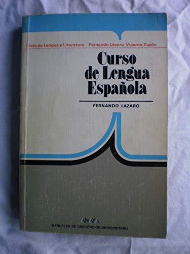 Curso de lengua española