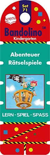 Bandolino Set 71. Abenteuer Rätselspiele: Lernspiel mit Lösungskontrolle für Kinder ab 4 Jahren