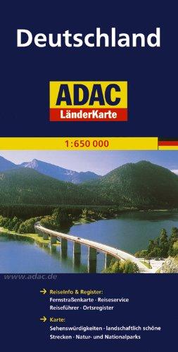 ADAC Länderkarte Deutschland 1:650.000