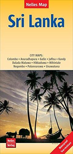 Nelles Map Landkarte Sri Lanka: 1:500.000 | reiß- und wasserfest; waterproof and tear-resistant; indéchirable et imperméable; irrompible & impermeable