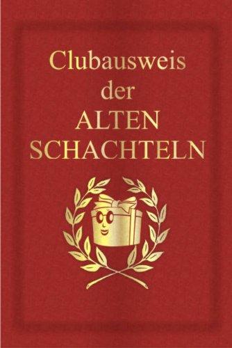 Clubausweis der alten Schachteln: Eine spaßige Geschenkidee in bekannter Pass-Form