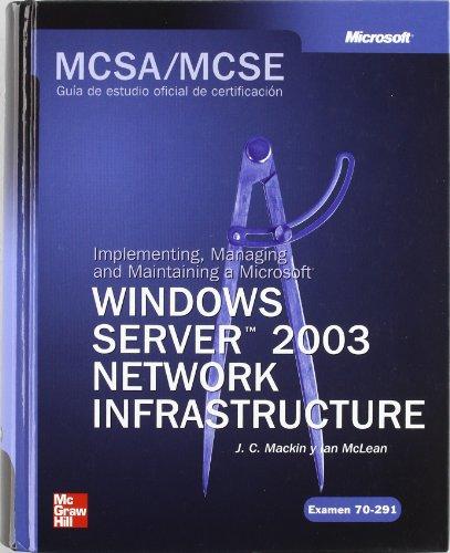 Implementing, managing and maintaining a Microsoft Windows Server 2003 network infractucture