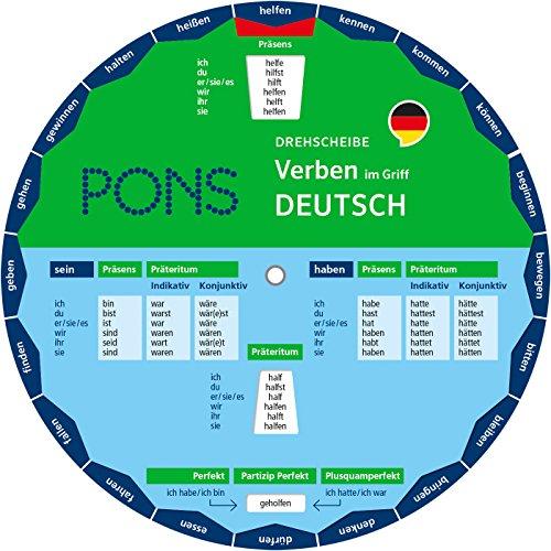 PONS Drehscheibe Verben Deutsch im Griff! Die unregelmäßigen Verben mit einem Dreh nachschlagen.