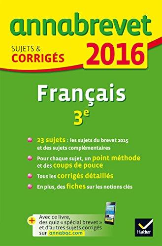 Français 3e : 2016