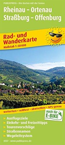 Rheinau - Ortenau - Straßburg - Offenburg: Rad- und Wanderkarte mit Ausflugszielen, Einkehr- & Freizeittipps und Nebenkarte Straßburg, wetterfest. 1:50000 (Rad- und Wanderkarte/RuWK)