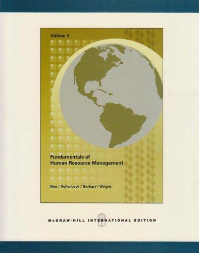 Fundamentals of Human Resource Management