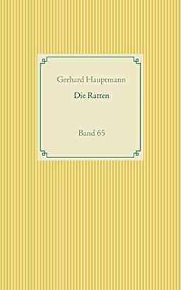 Die Ratten: Band 65 (Taschenbuch-Literatur-Klassiker)