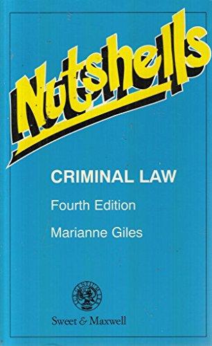 Criminal Law (Nutshells S.)